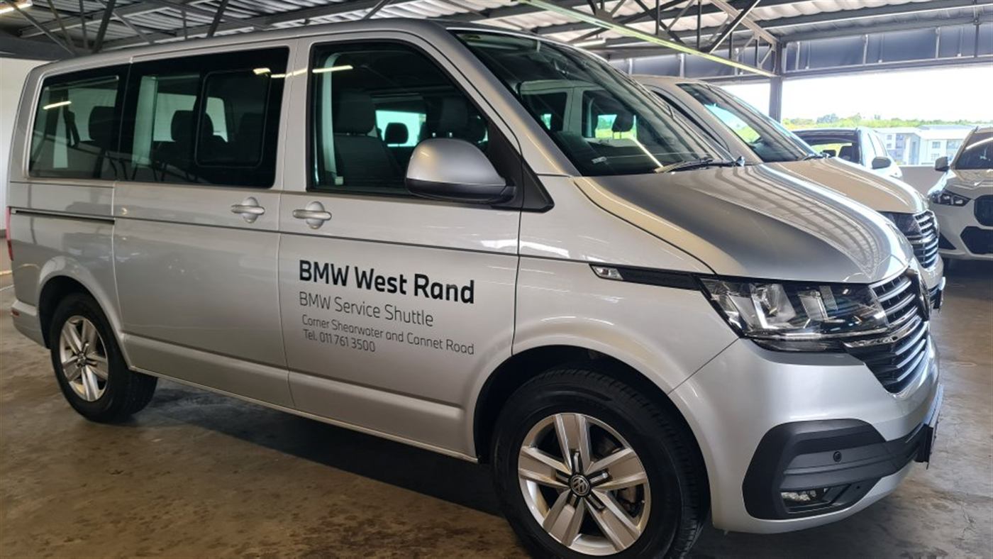 BMW West Rand service shuttle van branding